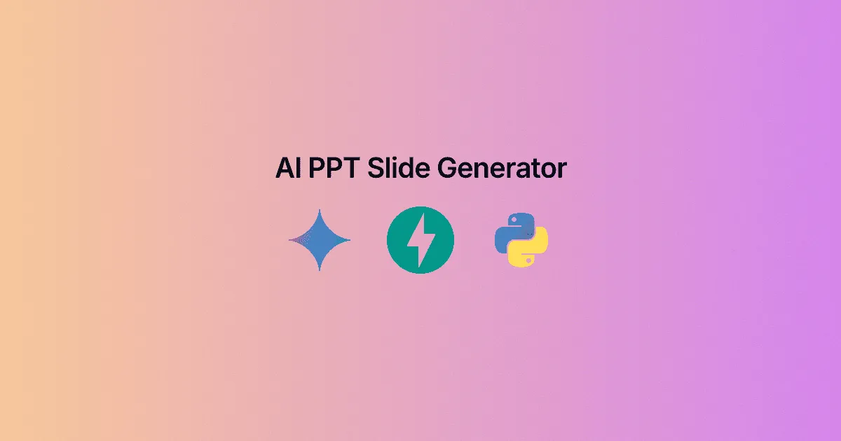 AI PPT Slide Generator