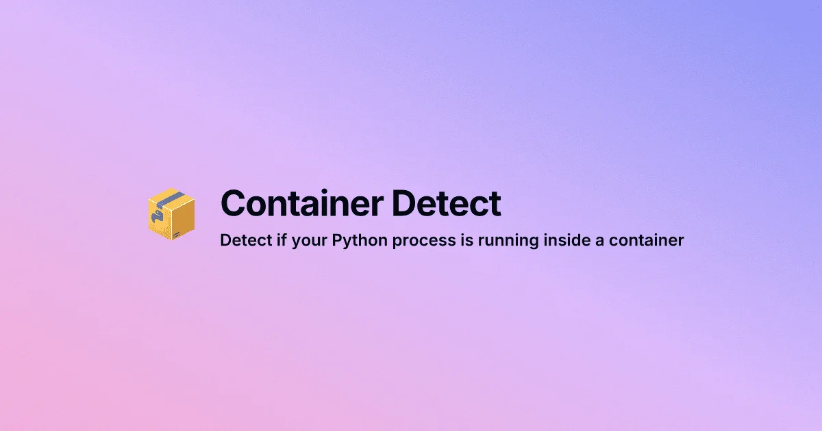 Container Detect