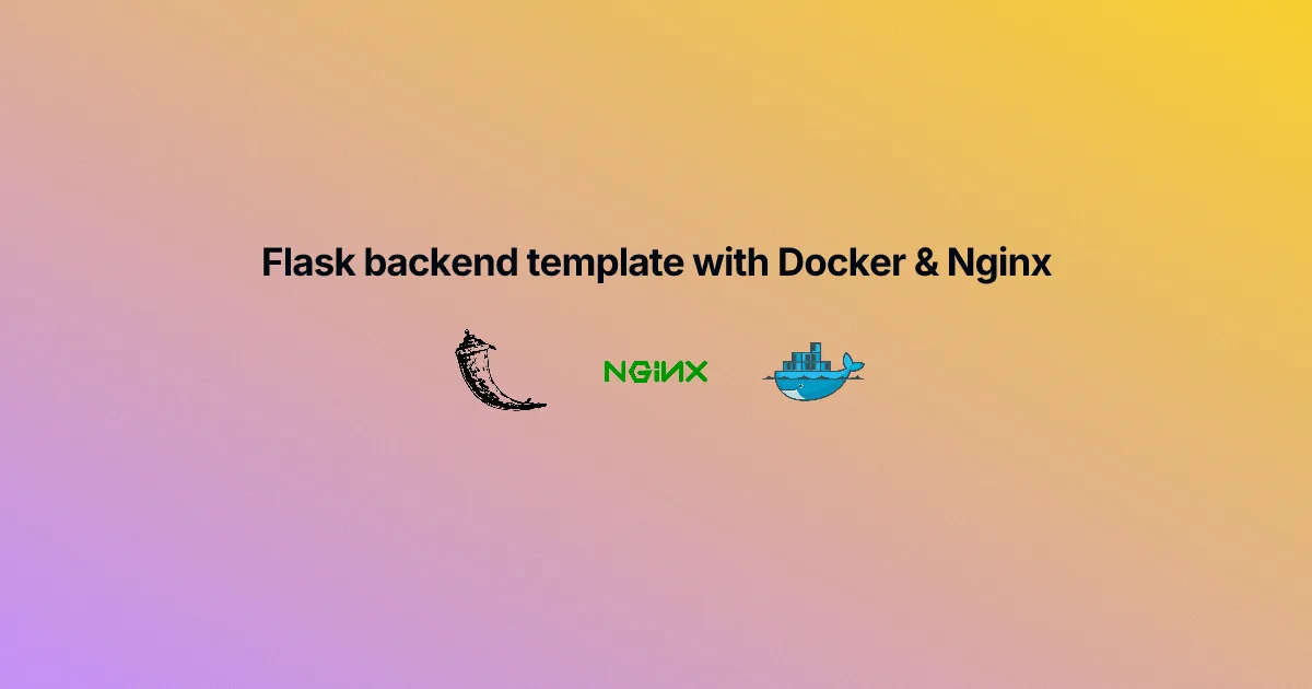 Flask Nginx Docker Starter
