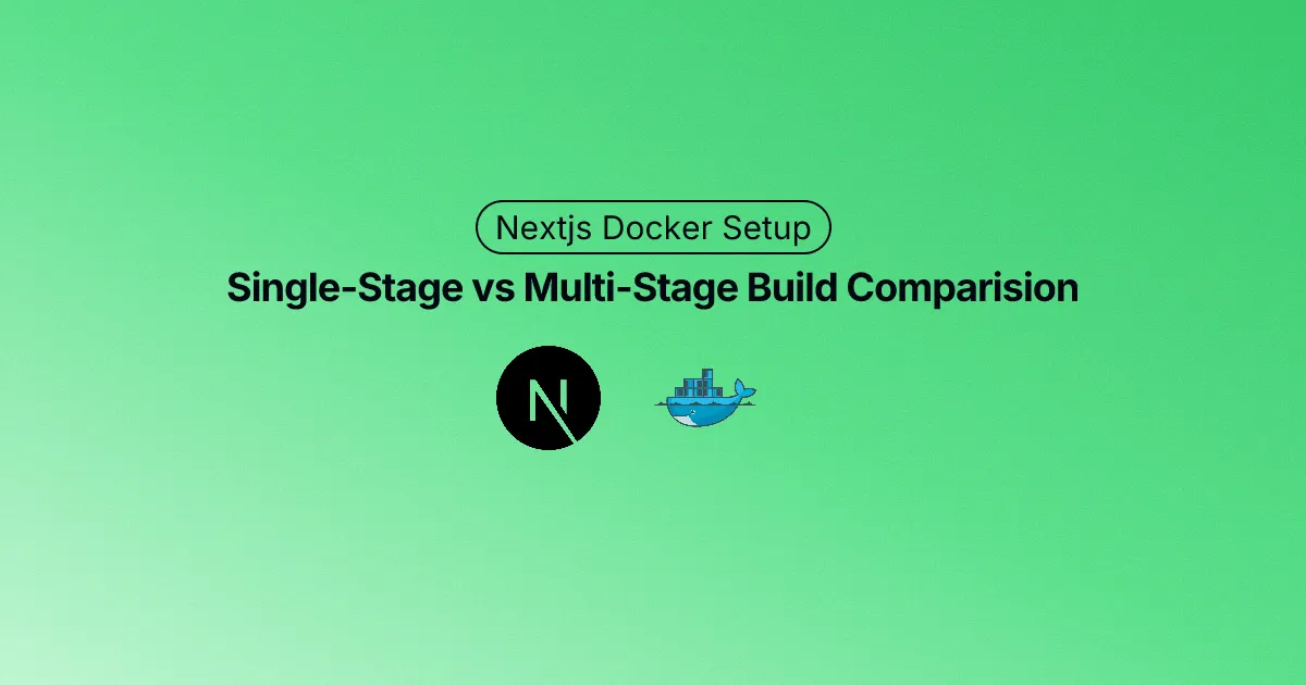 Nextjs Multi-Stage Docker