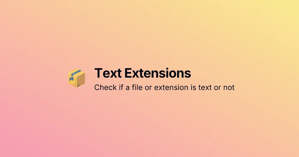 Text Extensions