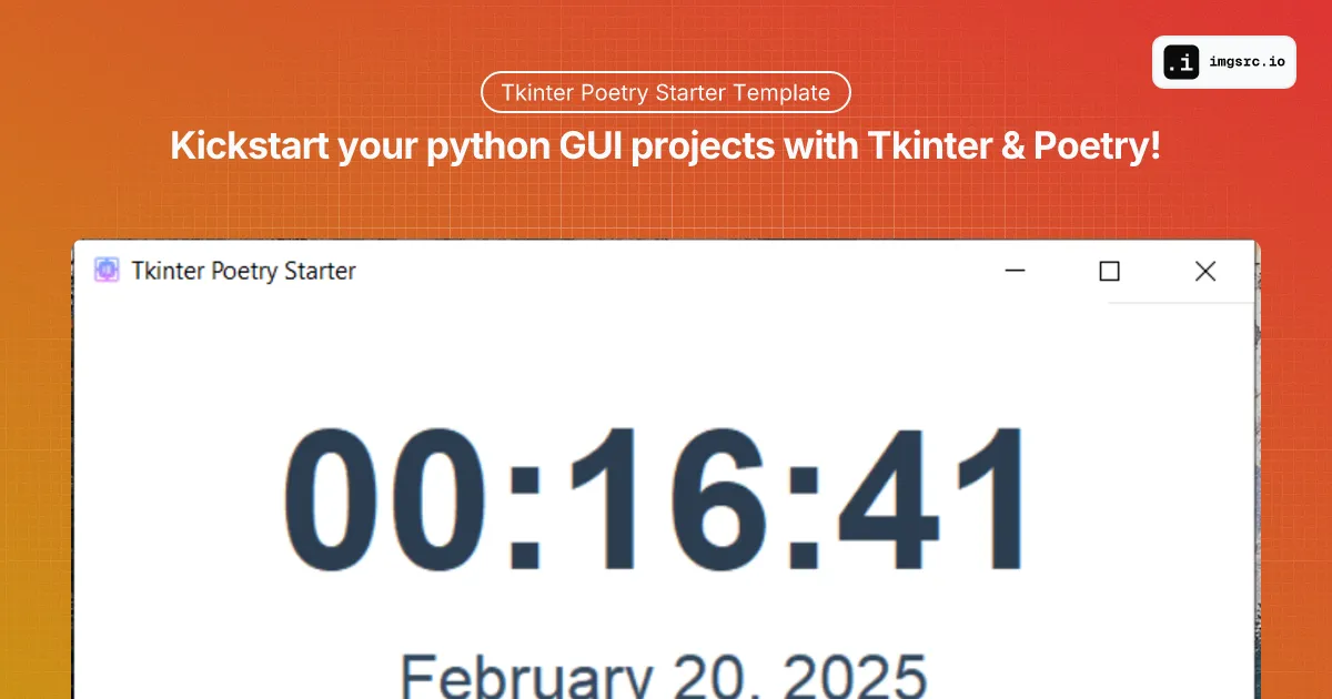 Tkinter Poetry Starter